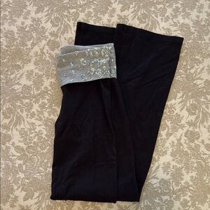 Black Pants with Sequin Detail